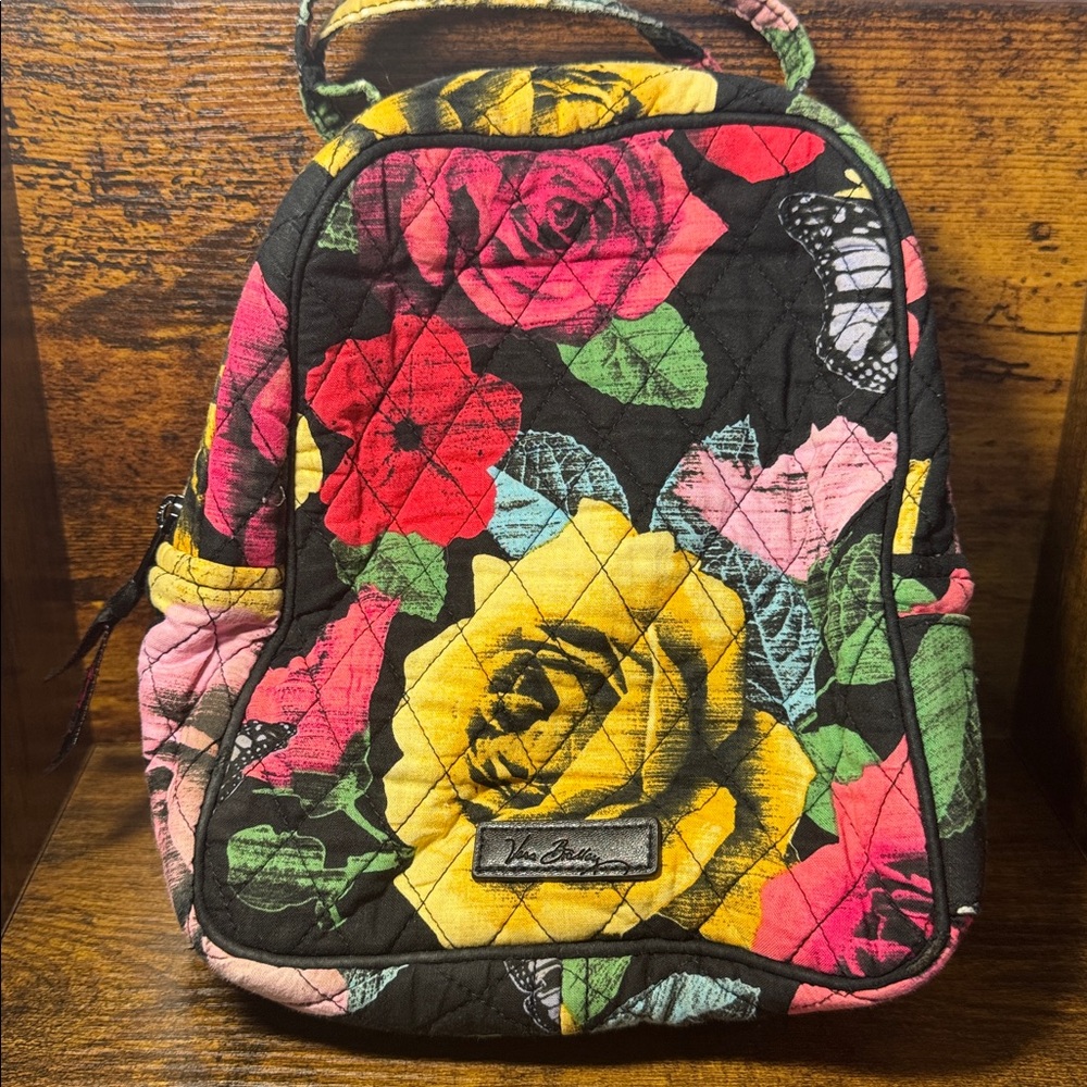 Vera Bradley Havana Rose Quilted Travel Pouch